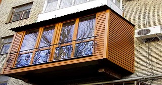 Внешняя отделка балкона Карабулак цена от 1039 руб. м/2.