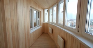 Внутренняя отделка лоджии Карабулак, цена от 208 руб. м2